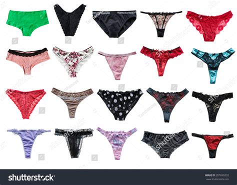 Set Of Different Panties Isolated Over White Stock Photo Shutterstock
