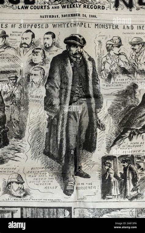 Jack The Ripper Era Newspaper Replica Illustrated Police News 24th
