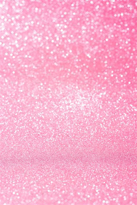 Vertical Pink Glitter Background Wit Pink Glitter Background Pink