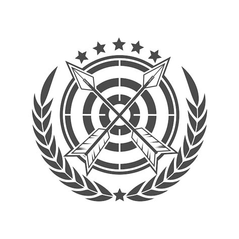 Premium Vector Archery Nation Logo Design
