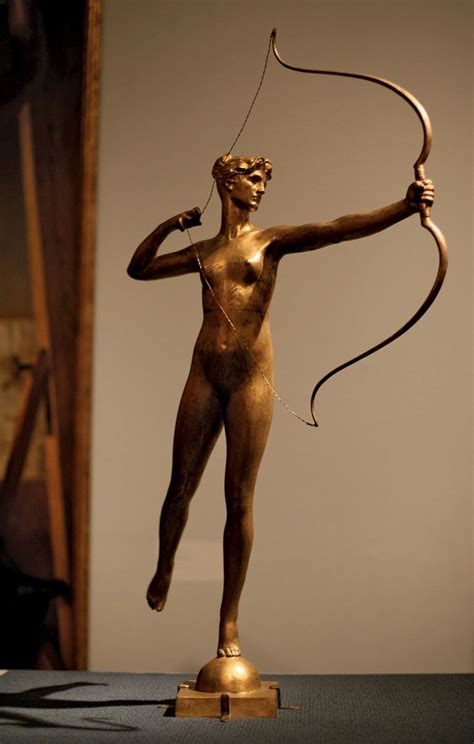 Diana Artemis Sculpture By Augustus Saint Gaudens Museum Replica
