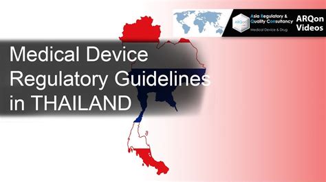 Medical Device Regulatory In Asiathailand Youtube