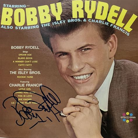 Bobby Rydell Starring Signed Album
