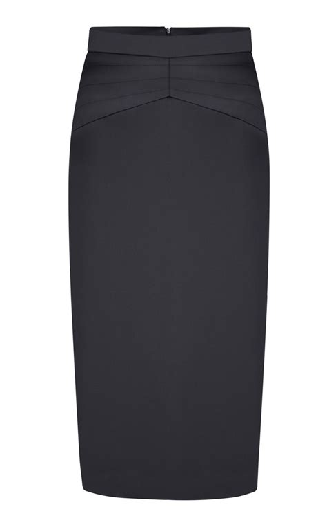 High Rise Satin Pencil Skirt By Anna October Moda Operandi Satin Pencil Skirt Pencil Skirt