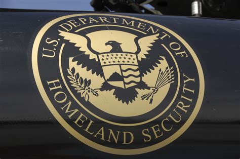 The U.S. Department of Homeland Security logo adorns a Black Hawk ...