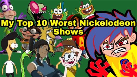 Top 10 Worst Nick Shows Top 10 Worst Nickelodeon Cart