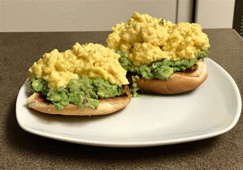 Homemade Avocado Toast With Ramsay Style Scrambled Eggs R Food