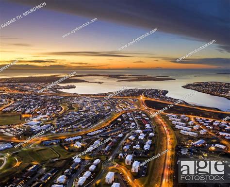 Gardabaer And Other Suburbs Of Reykjavik Iceland Stock Photo Picture