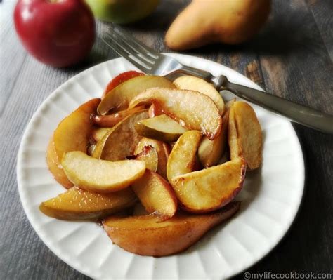 Roasted Apples And Pears With Coconut Sugar