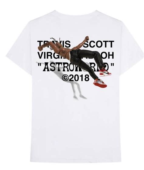 Travis Scott Travis Scott Off White Virgil Abloh Astroworld Tee Limited