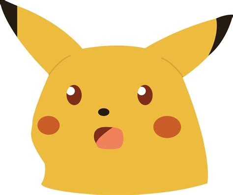 Surprised Pikachu Meme Icon 12749491 Vector Art At Vecteezy