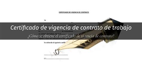 certificado de vigencia de contrato certificado de vigencia de contrato en santiago de chile