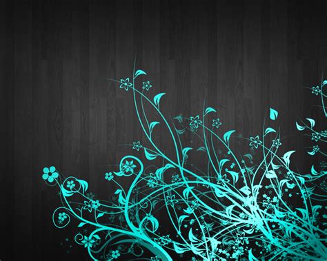 Green Flower Vector On Wood Wallpaper Free Hd Wallpaper