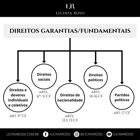 Direitos E Garantias Fundamentais Mapa Mental