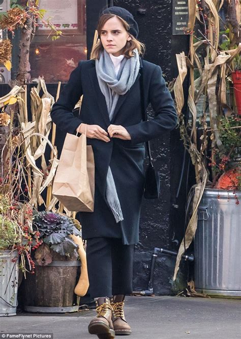 Emma Watson Looks Effortlessly Stylish As She Steps Out Shopping In