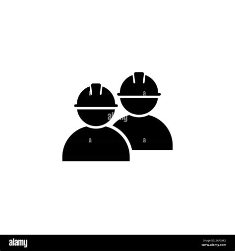 Los Trabajadores Icono Símbolo De Un Diseño Simple Eps Vector10 Imagen