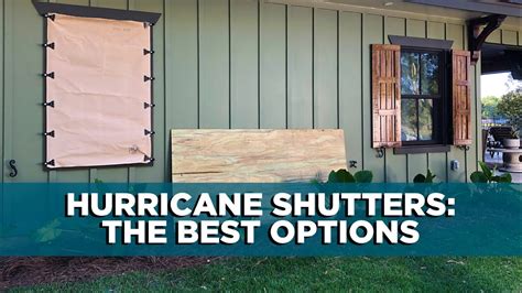 Hurricane Shutters The Best And Most Affordable Options Youtube