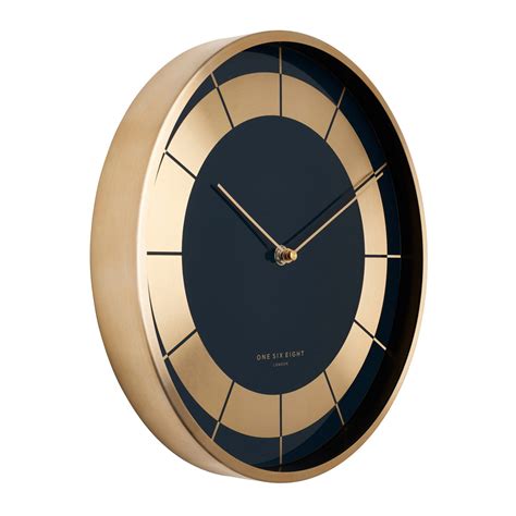 Buy Arlo 30cm Navy Blue Silent Wall Clock Online Purely Wall Clocks