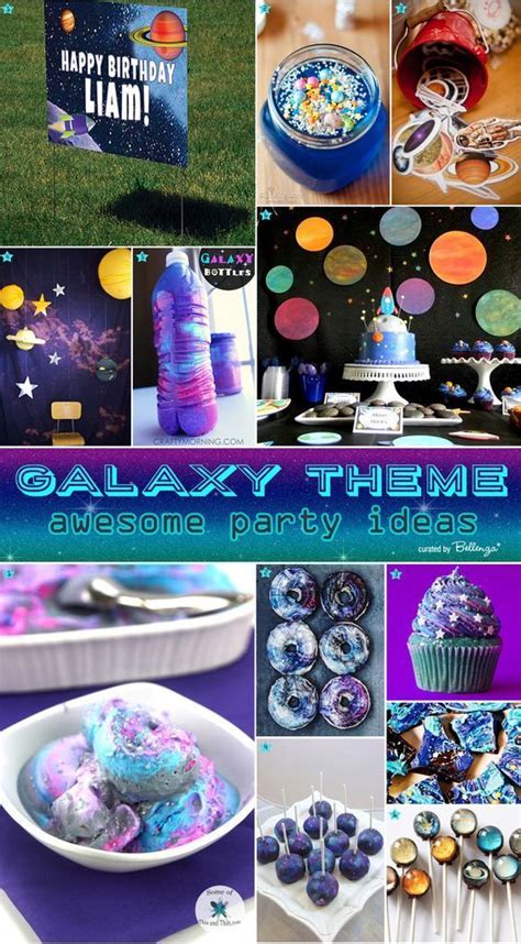 Galaxy Themed Birthday Party Ideas Out Of This World Decor Treats And