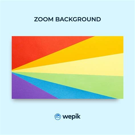 Download And Use This Simple Geometric Colors Pride Zoom Background