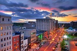 Downtown Flint at sunset... Beautiful downtown Flint. : r/Michigan