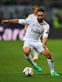 Daniel Carvajal of Real Madrid in action during the UEFA Champions ...