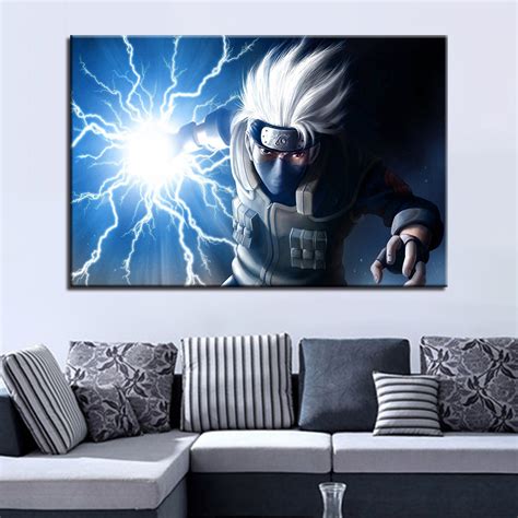 Wall Art Pictures Hd Prints Framework 1 Piecepcs Naruto Hatake Kakashi