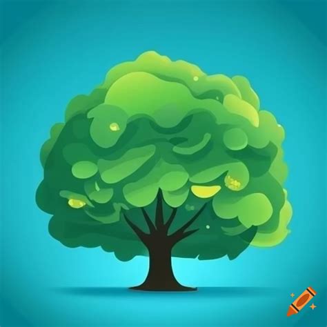 Vector Illustration Of A Tree