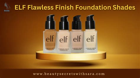 How To Choose Right Elf Flawless Finish Foundation Shades