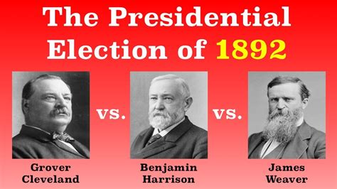The American Presidential Election Of 1892 Youtube