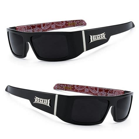 Og Locs Men S Glasses Flat Top Sunglasses Loc Gangster Shades Lc33 Red Bdna Ebay