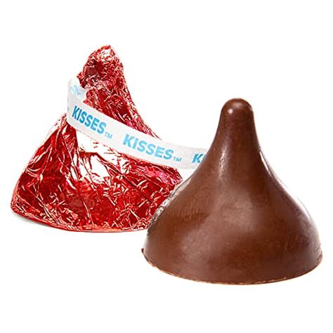 Hersheys Red Foil Kisses Bulk Chocolate Kisses Candy 4 Lbs Hershey