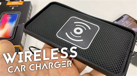 Car Wireless Phone Charging Pad Review Youtube