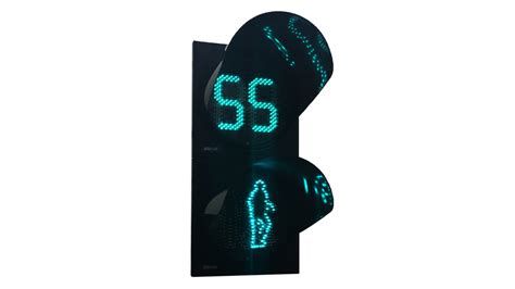 12 Inch 300mm Led Animated And Countdown Pedestrian Traffic Signal