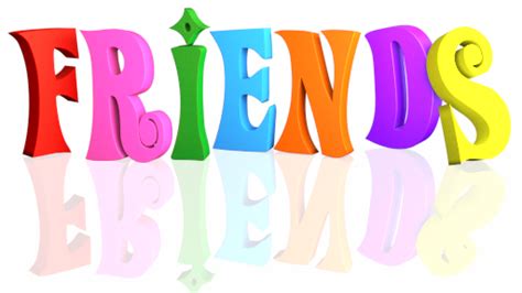 Find & download free graphic resources for friendship background. Text Friends Multicolor Reflection Tranparent Background ...