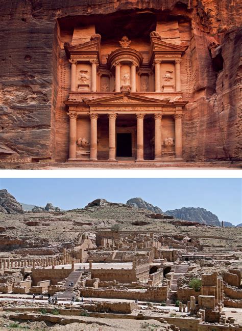 ﻿petra Jordan Treasury And Great Temple Mhs Art History