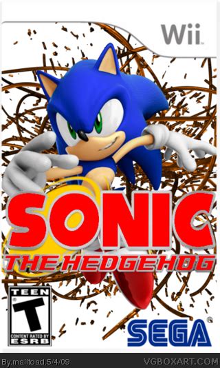 Sonic The Hedgehog Wii Box Art Cover By Mailtoad