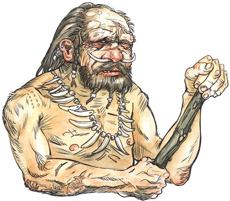 Artstation Old Neanderthal