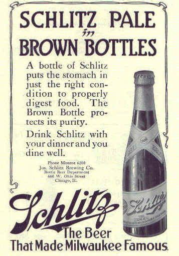 1881 1907 Joseph Schlitz Brewing Company History Brewing Company