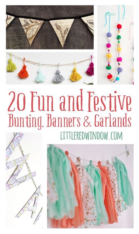 20 Fun And Festive Diy Bunting Banners And Garlands Bunting Diy