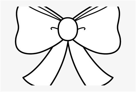 Bow Clipart Coloring Pages