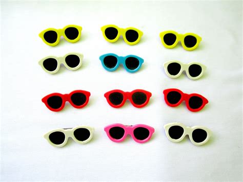 Mini Sunglasses Hat Pins Arts And Crafts Retro Decorative Party Favors