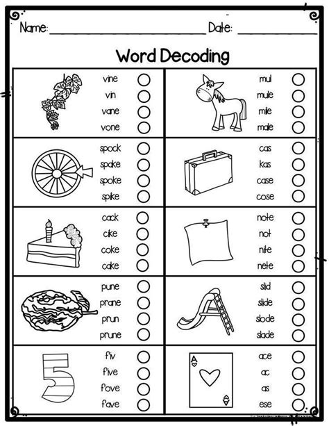 30 Decoding Words Worksheets Worksheets Decoomo