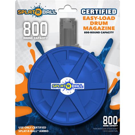 Water Blaster Drum Magazine 800 Round Splatrball