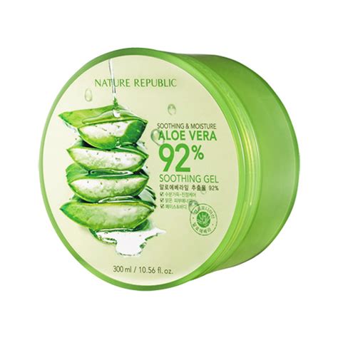 Nature republic new soothing moisture aloe vera gel 92 percent korean cosmetics, 10.56 fluid ounce $9.20($0.87 / 1 fl oz). Where can i buy nature republic aloe vera gel philippines ...