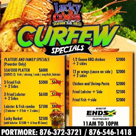 Delivery Available 3723721 Lucky Crab Seafood Kingston