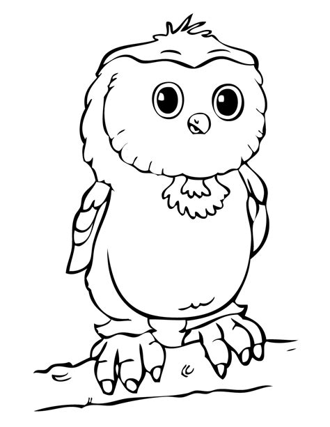 Cute Owl Coloring Pages To Print Coloring Home