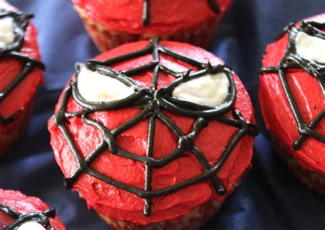Spiderman Cupcakes Hot Chocolate Hits