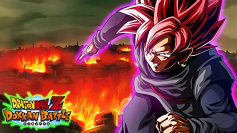 Dragon Ball Z Dokkan Battle Lr Super Saiyan Rose Goku Black And Zamasu 4ea