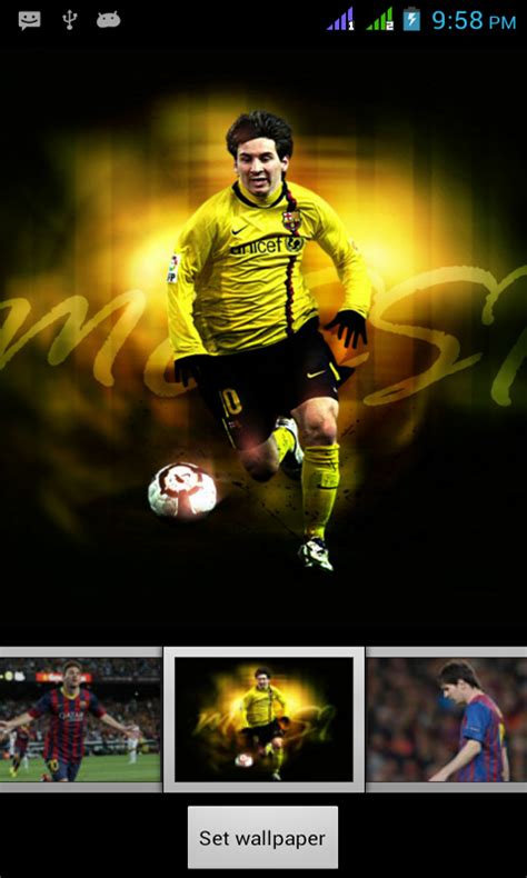 Lionel Messi Live Wallpaper Appstore For Android
